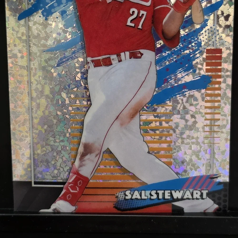 2026 Topps Finest Uncommon Sal Stewart Mini Diamond RC #179 & Common RC #39